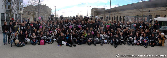 Toutes en Moto Bordeaux 2013 : des filles fières et heureuses